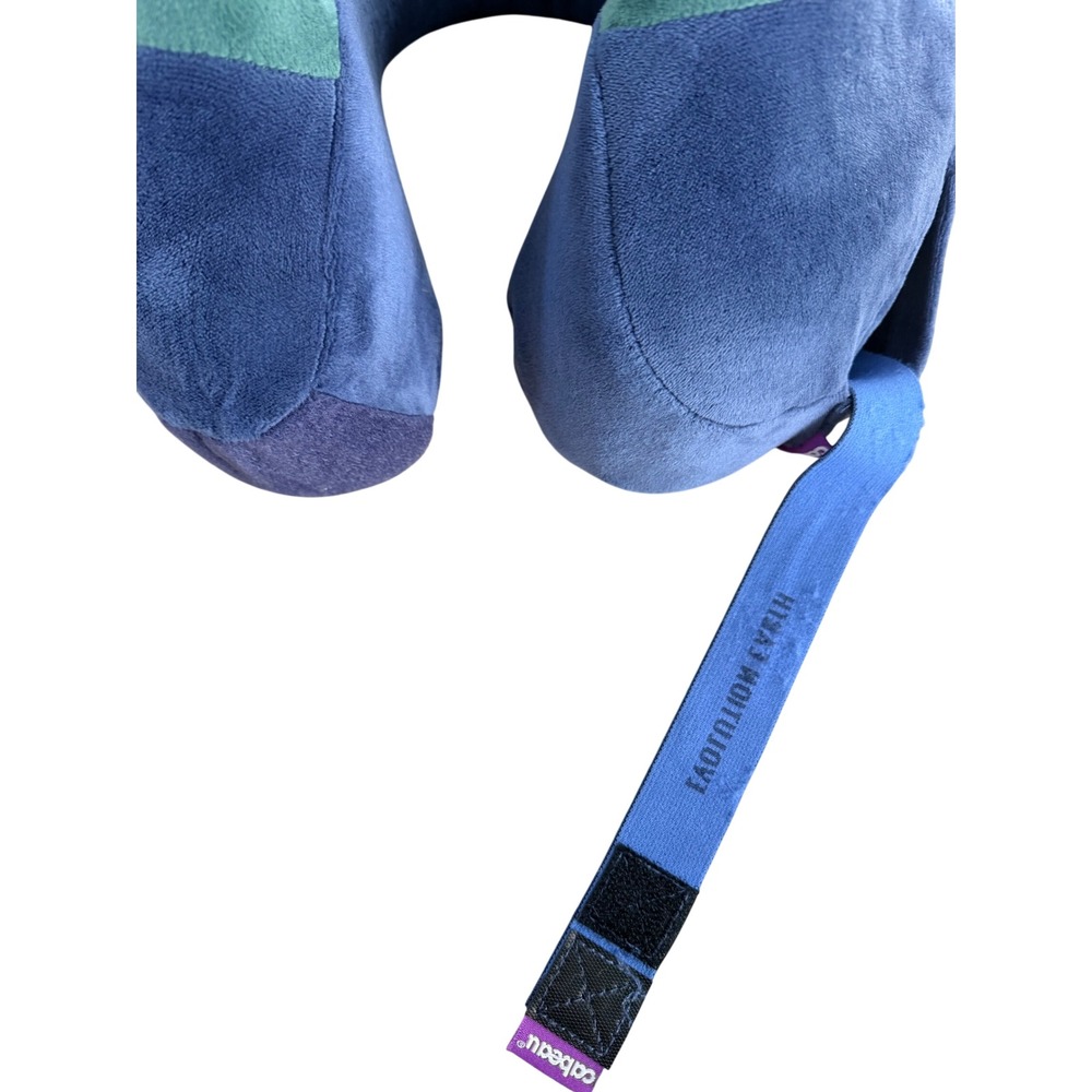 Cabeau Evolution Earth Travel Neck Pillow Blue Green Memory Foam Eco-Friendly - Picture 5 of 6